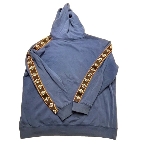 DRAGONBALL Z 2018 Logo Unisex Hoodie Sweatshirt w/ Sleeve Detail; Blue; XL - Picture 2 of 6